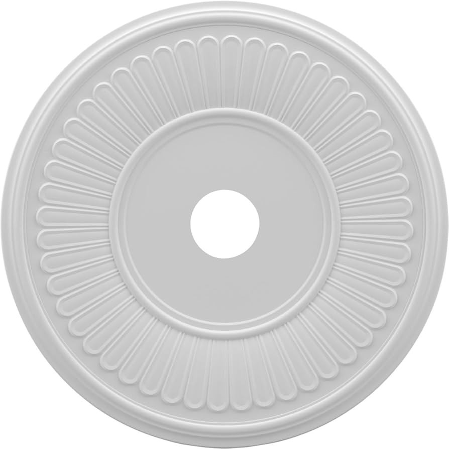 Ekena Millwork CMP22BE Berkshire Ceiling Medallion, 22"OD, Unfinished | Amazon (US)