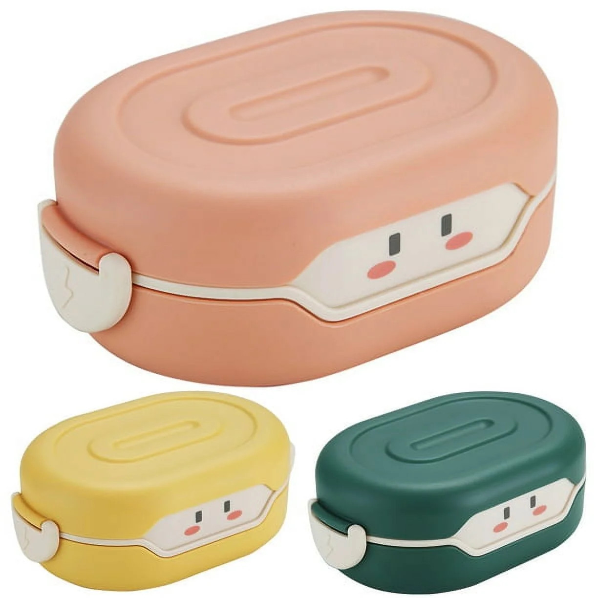 Cheers.US Bento Lunch Box for Adults, Lunch Container for Kids 2 Compartment Food Storage Lunch B... | Walmart (US)
