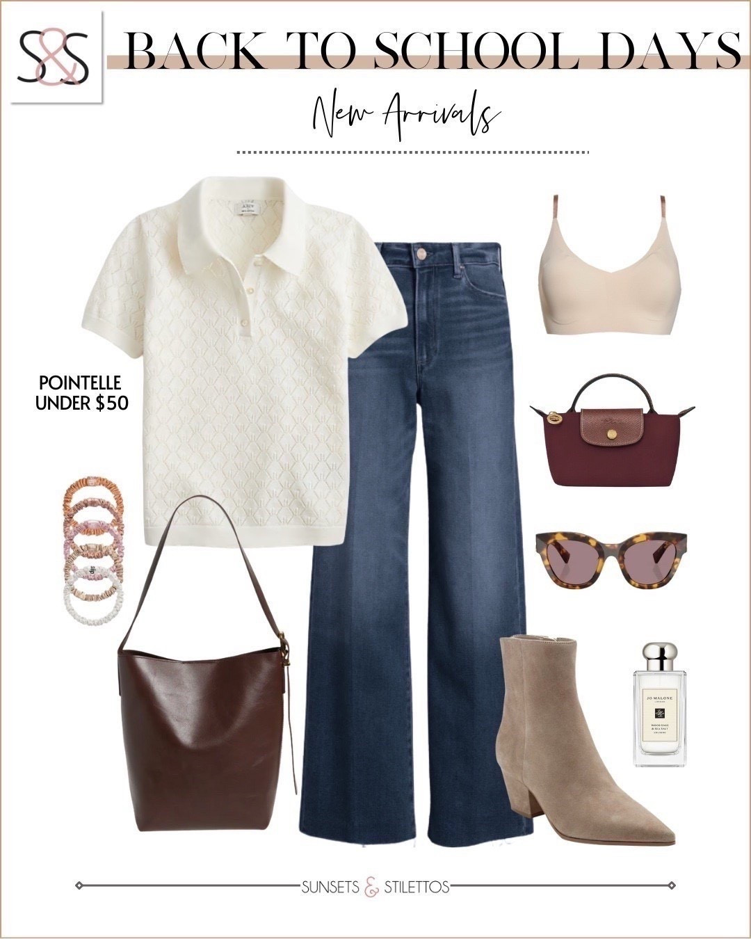 Polished polo sweaters are trending and this one is a standout. Love it paired with dark wide leg jeans and classic neutral accessories for school or the weekend.

Sunsets and Stilettos back to school outfit teacher outfit idea wide leg jeans outfit polo sweater under $50 fall teacher style work to weekend outfit casual fall style



#LTKStyleTip #LTKOver40 #LTKWorkwear