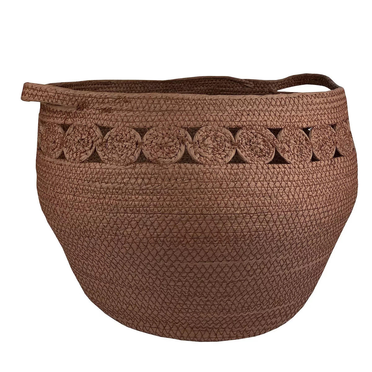 Belle Maison Round Paperweave Basket | Kohl's