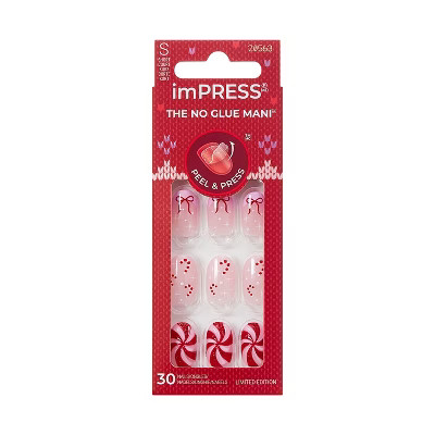 imPRESS Press-On Manicure Fake Nails - Be Merry - 33ct | Target