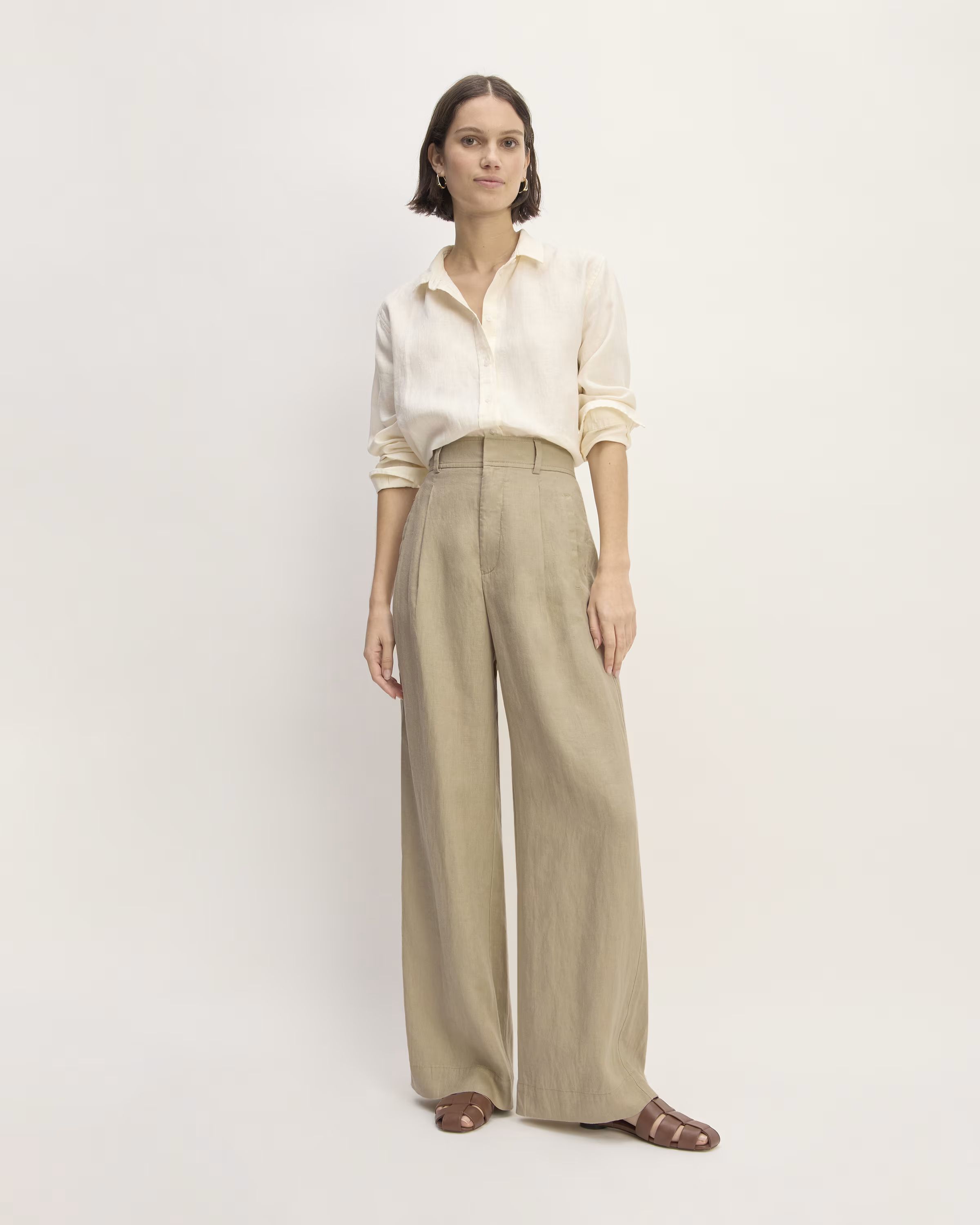 The Linen Way-High® Drape Pant | Everlane