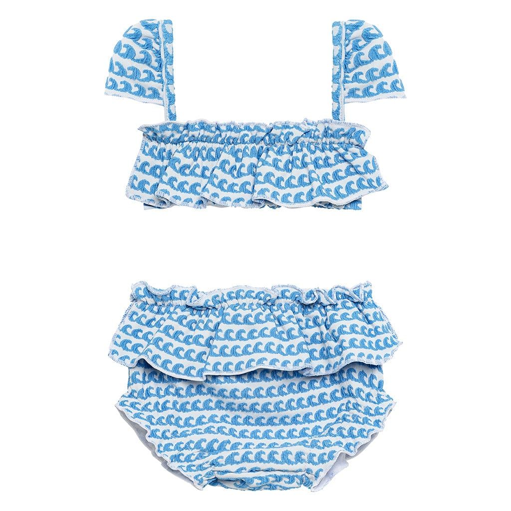 Wave Repeat Mini Cabana Bikini Set | Montce