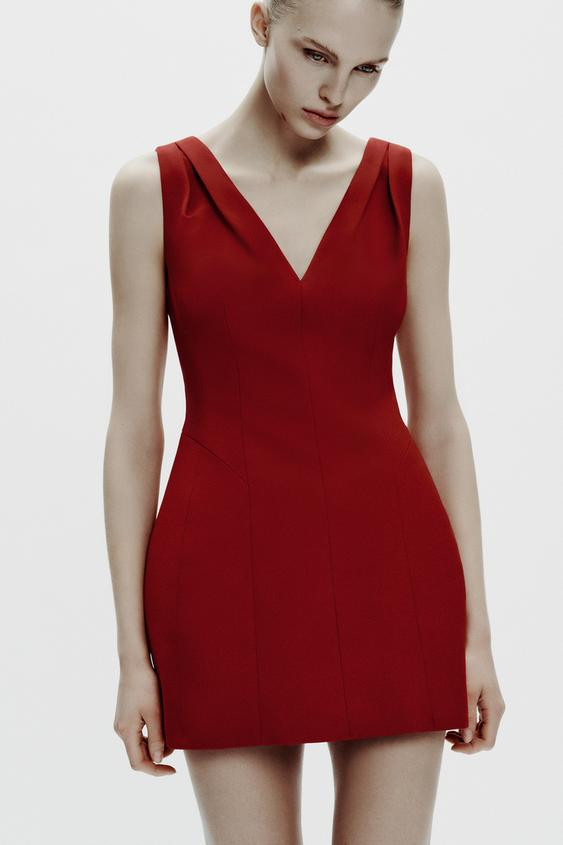 VOLUMINOUS SHORT DRESS ZW COLLECTION | Zara US