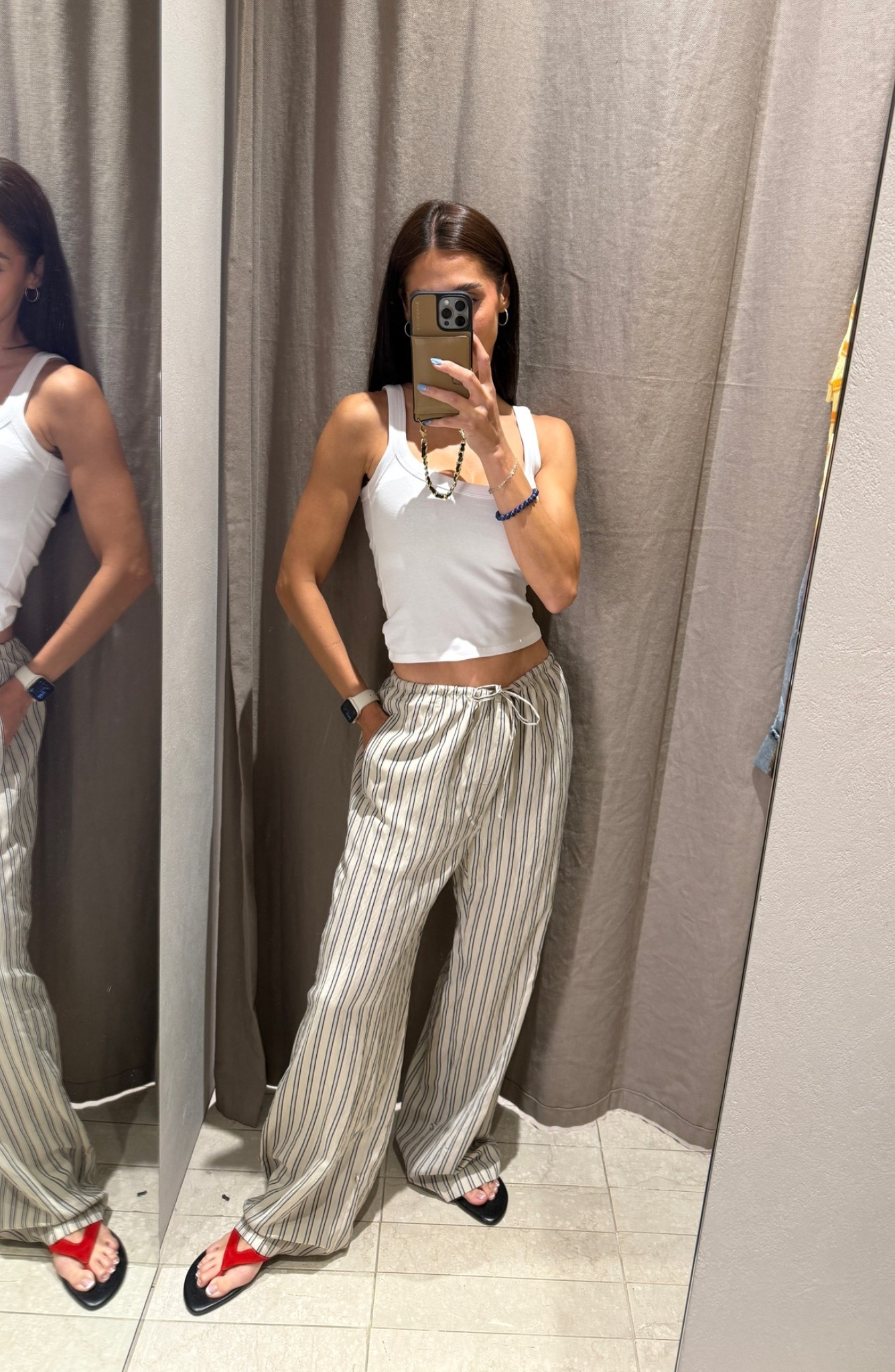 Ootd #zara #flowypants #summerooutfit #vacationoutfit