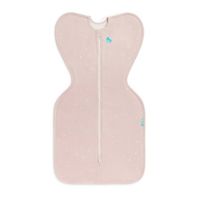 Love to Dream Baby Girl Swaddle Up Sleep Sack - Cotton 1.0 TOG Long Sleeve Wrap - Twinkle Pink - NB | Target