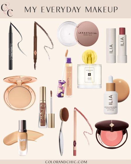 My everyday makeup! Most of these products are tried and true that I have used for years. Linking below my favorite blush, bronzer, makeup brushes, foundation, lipstick and more!

#LTKbeauty