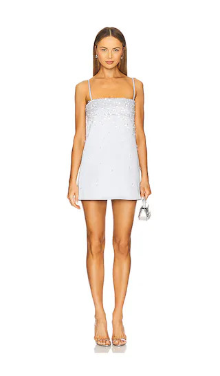 retrofete Cornelia Embellished Dress in White. - size L | Revolve Clothing (Global)