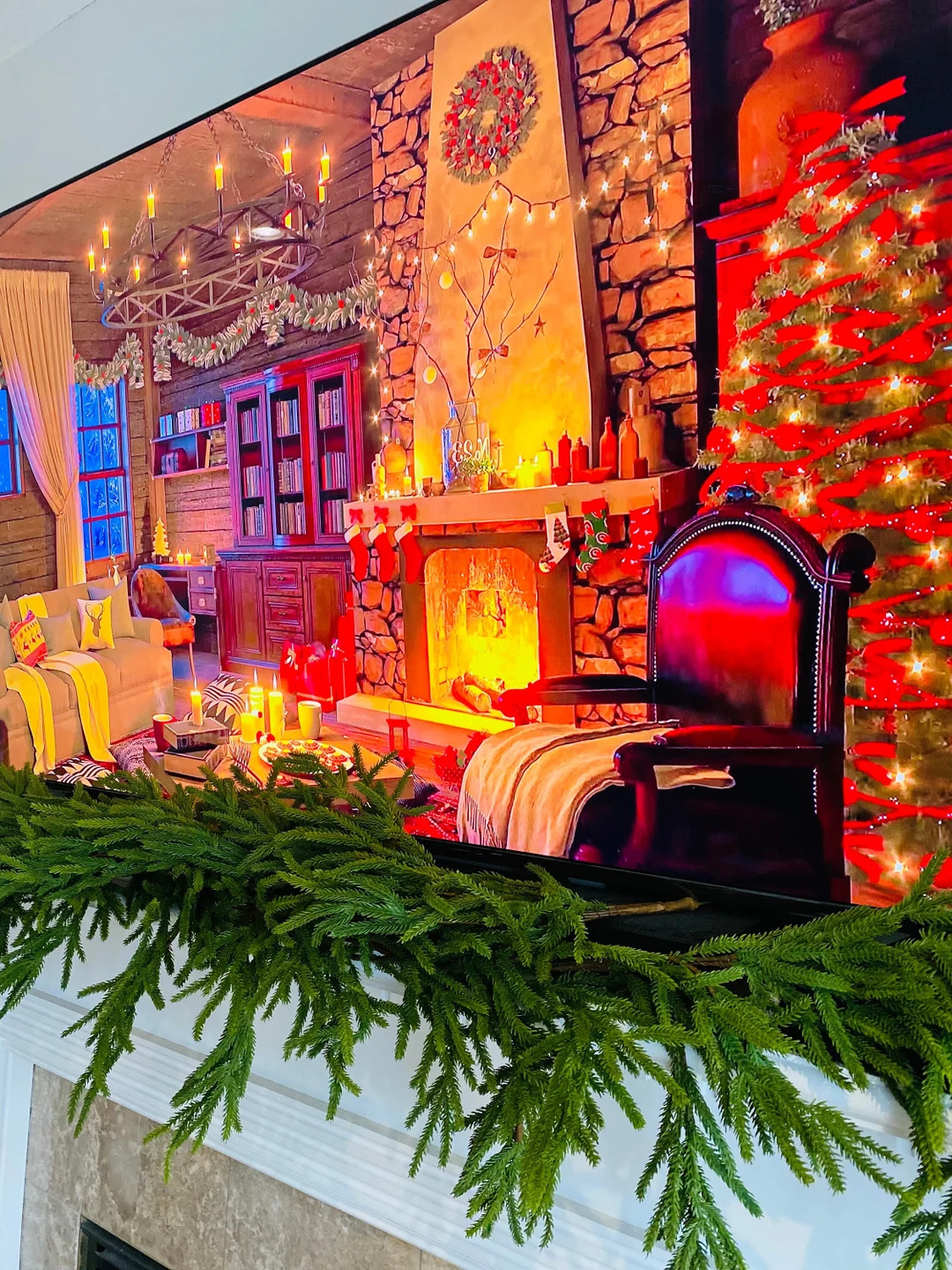 Real Touch Norfolk Pine Garland for mantle, Holiday Decor For Xmas, Winter Mantle Decor, Christmas G | Etsy (CAD)