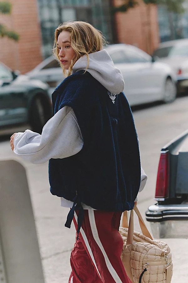 Scout It Out Embroidered Fleece Vest | Free People (Global - UK&FR Excluded)