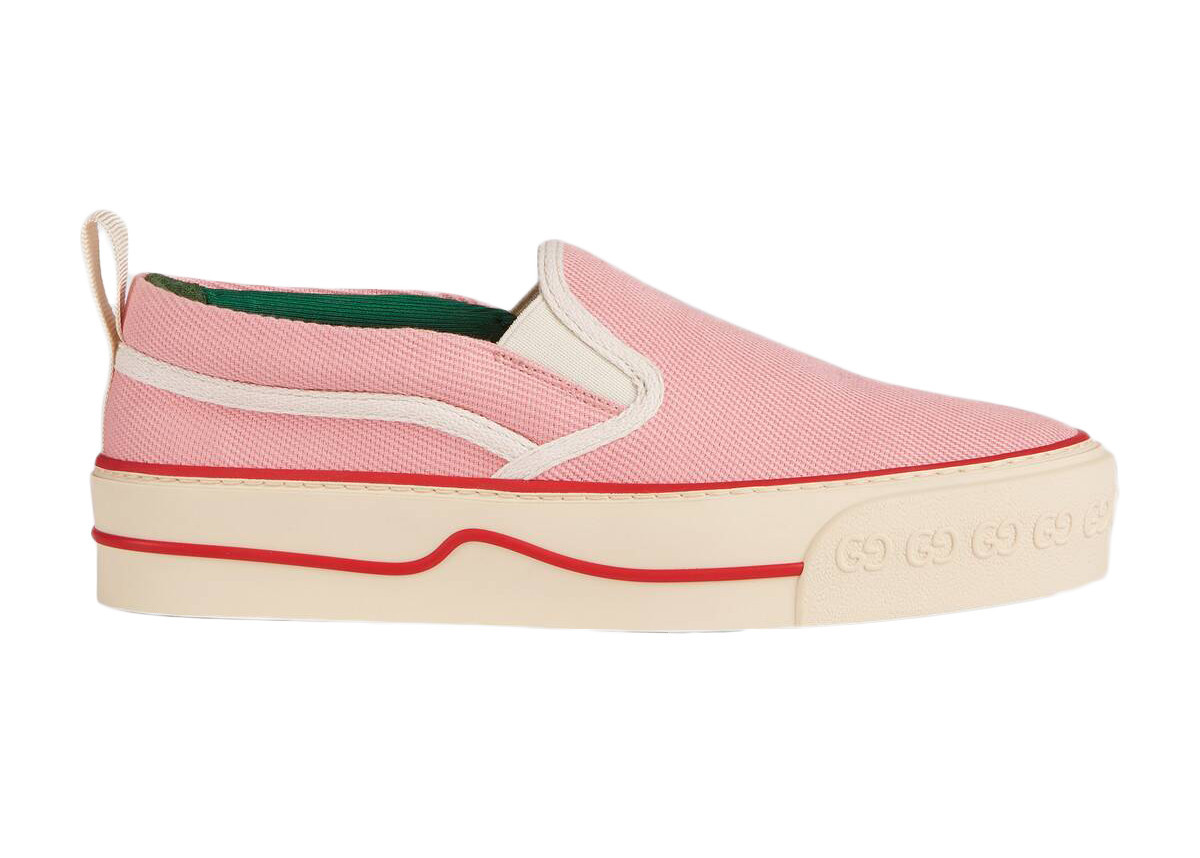 Gucci Tennis 1977 SlipOn (Women's) Sneakers in Pink/Ivory | StockX