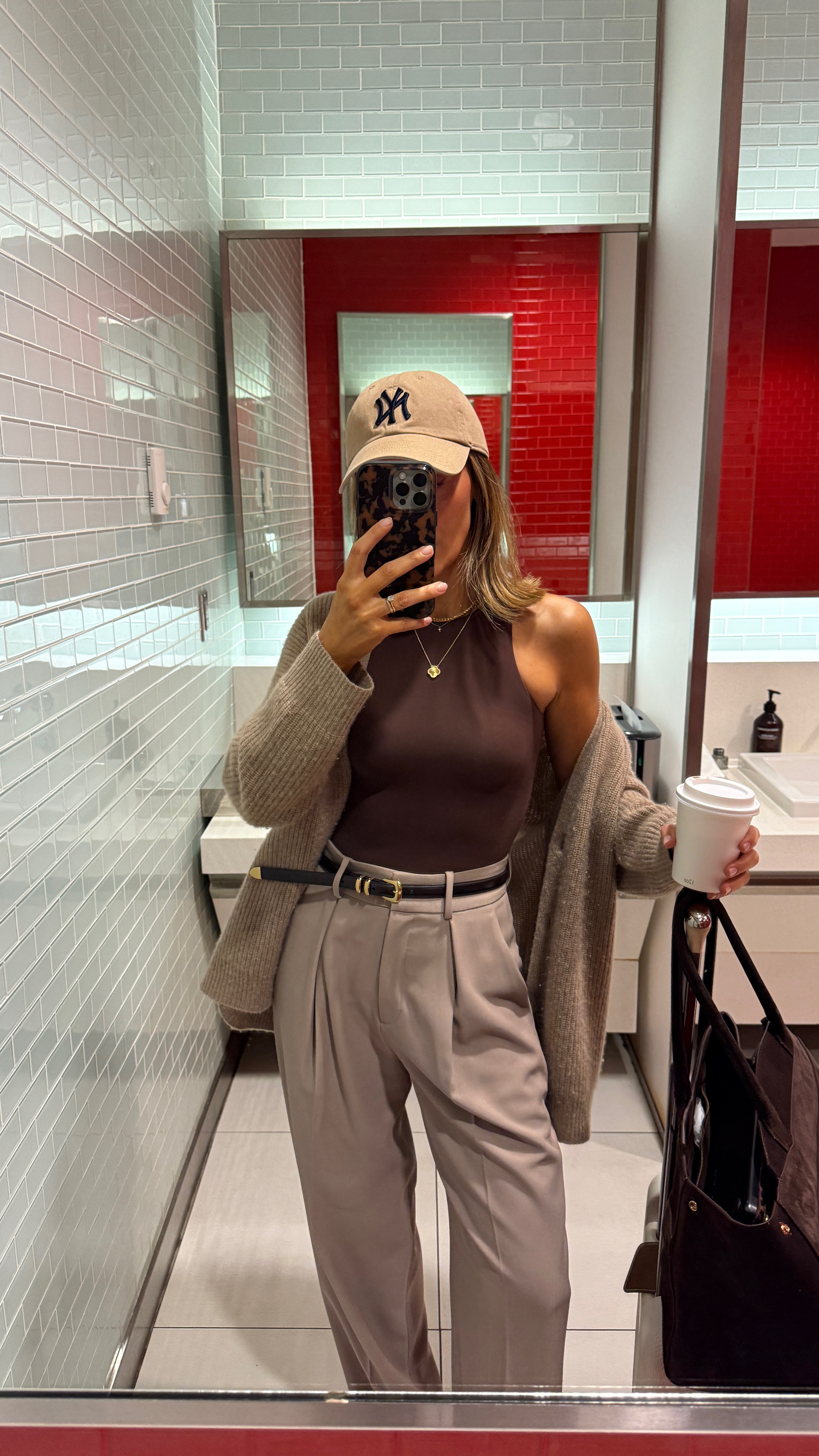 Airport Outfit - comfiest trousers, a bodysuit that feels like you’re wearing nothing! Oversized cashmere cardi - best travel companion! Size xs in all. 
Gucci loafer and zara tote 

#LTKTravel #LTKStyleTip #LTKWatchNow