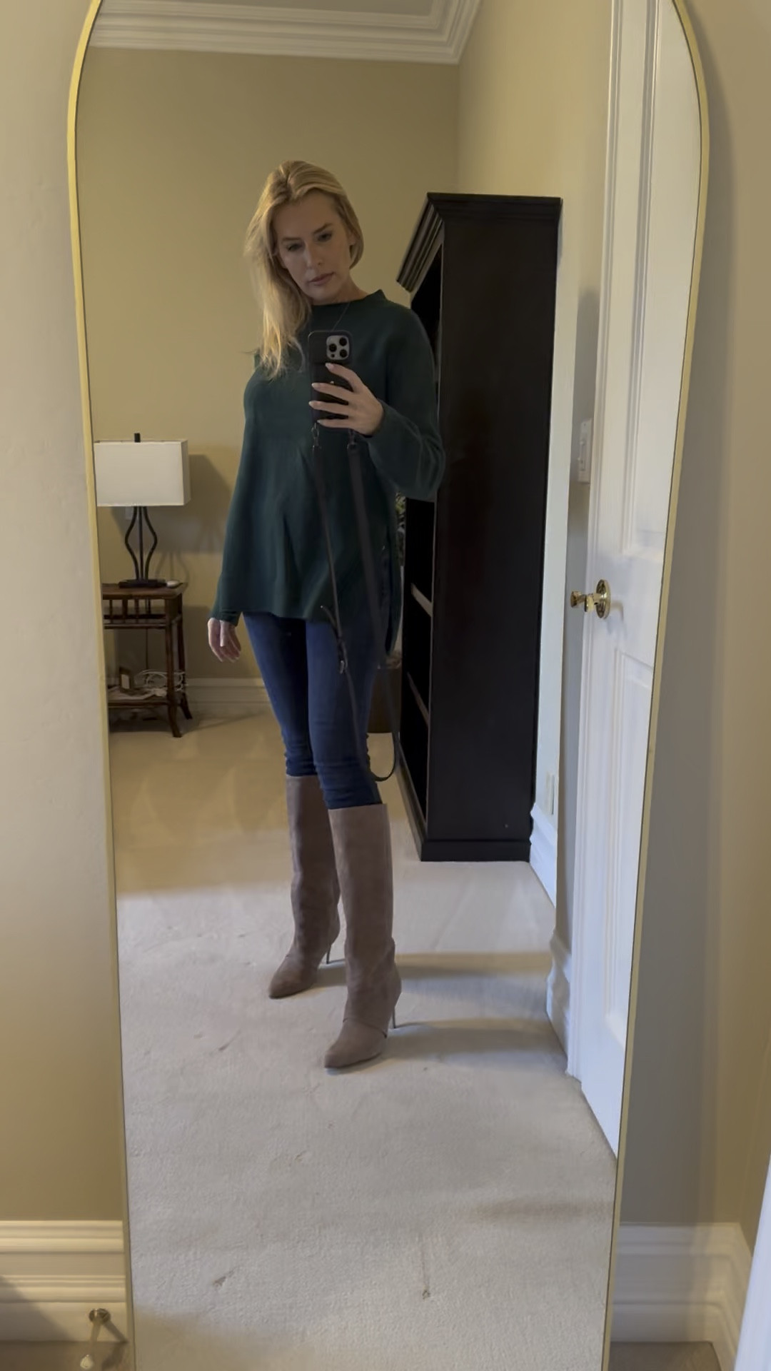 Got these boots as an early birthday present from my hubby! Paired it with an oversized sweater and skinny jeans which are on sale right now ❤️

#LTKShoeCrush #LTKGiftGuide #LTKSaleAlert