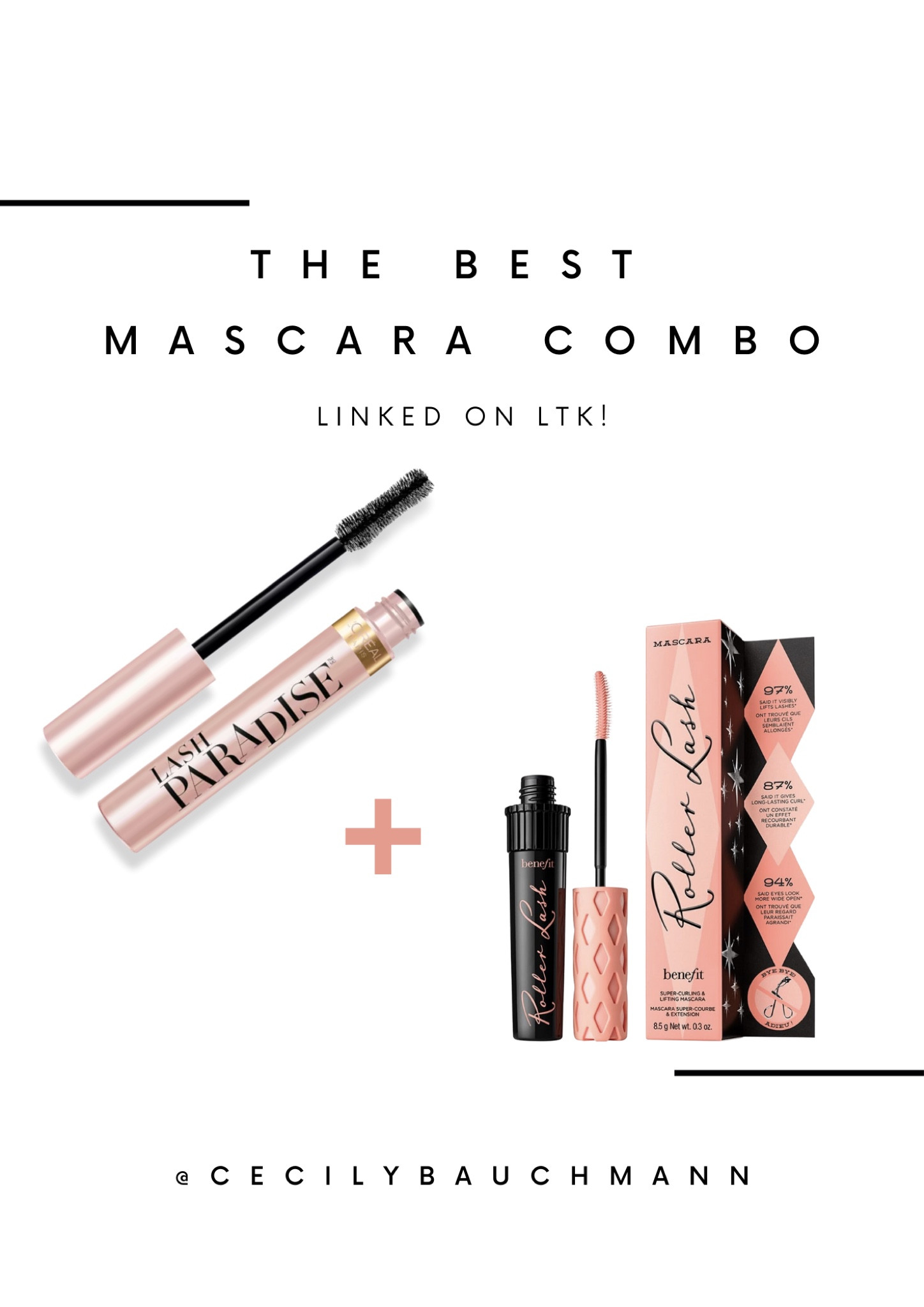 The BEST lash combo 😍 L’Oréal lash paradise and benefit roller lash!! 

#LTKFind #LTKbeauty #LTKunder50