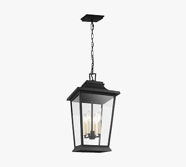 Hirsch Outdoor Metal 4-Light Pendant (12") | Pottery Barn (US)