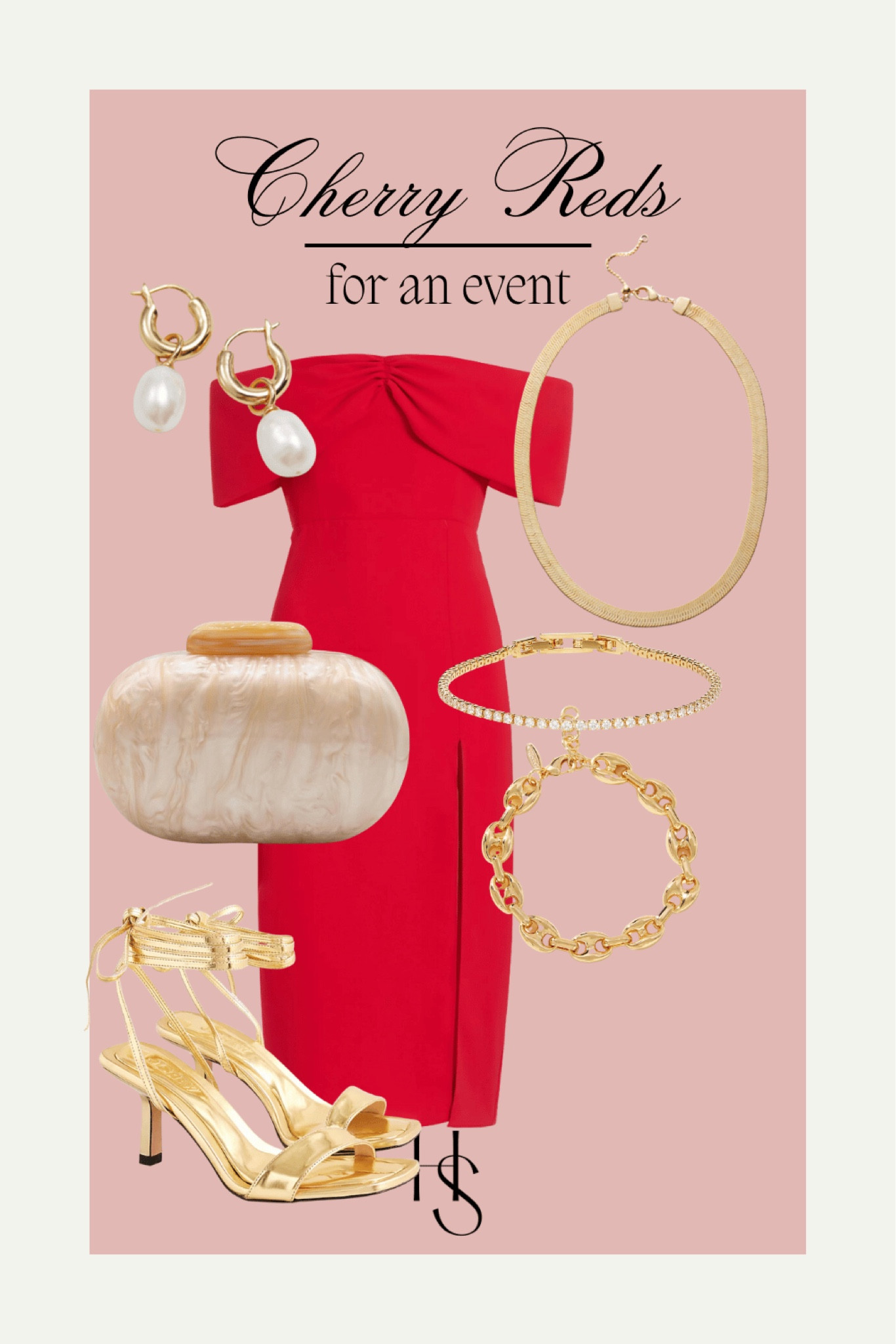 It is such a power move to show up to an event in a flattering red dress - particularly if you have great collarbones. I love this dress in particular because it’s modest and covers the top part of your arms, making you look sleek together. 

#LTKstyletip #LTKparties