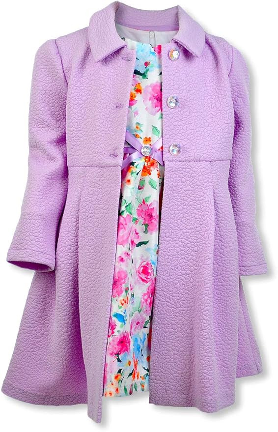 Bonnie Jean Baby-Girls Houndstooth Coat and Dress Set | Amazon (US)