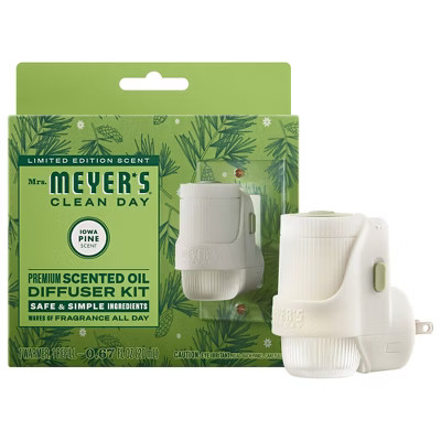 Mrs. Meyer's Clean Day Premium Scented Oil Plug-In Diffuser Air Freshener Starter Kits - Iowa Pin... | Target