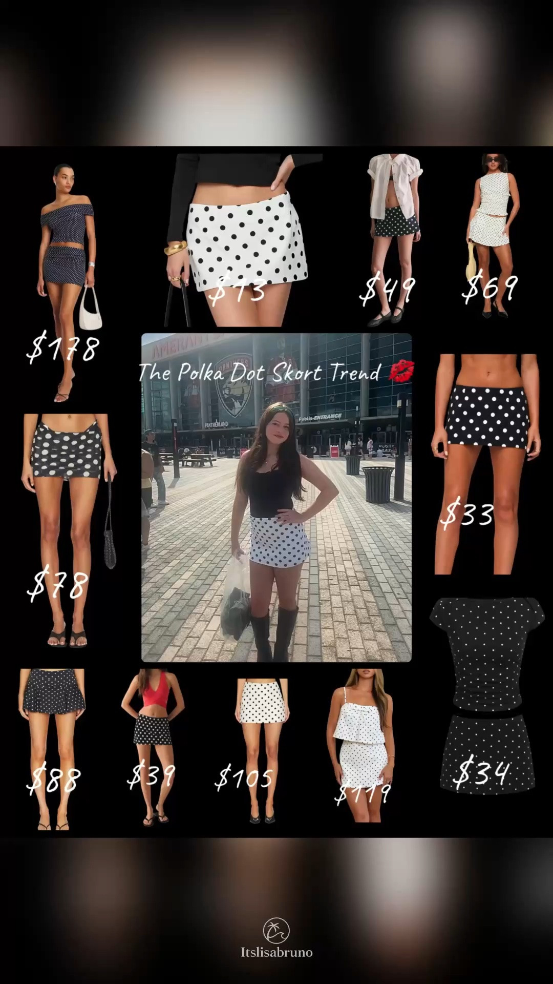 My daughter wore the cutest black & white polka dot skort to the Ariana Grande concert at Amerant Arena, and it inspired me to round up similar styles at every price point.

From Amazon to Reformation, REVOLVE, Free People, PacSun, Princess Polly, Urban Outfitters, Hello Molly, and Cider, I found some of the best polka dot skorts for summer, vacations, concerts, and everyday outfits.

Everything in this collage is linked below so you can shop your favorite version. 🖤🤍

#Ad #LTK #LTKFinds #LTKStyle #PolkaDotSkirt #PolkaDotSkort #Skort #SummerStyle #ConcertOutfit #VacationStyle #AmazonFashion #Reformation #Revolve #FreePeople #PrincessPolly #UrbanOutfitters #PacSun #HelloMolly #CiderFashion #SummerOutfit #ResortWear

#LTKootd #LTKU #LTKSeasonal