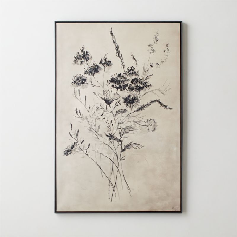 'Flora' Framed Wall Art 40"X60" | CB2 | CB2