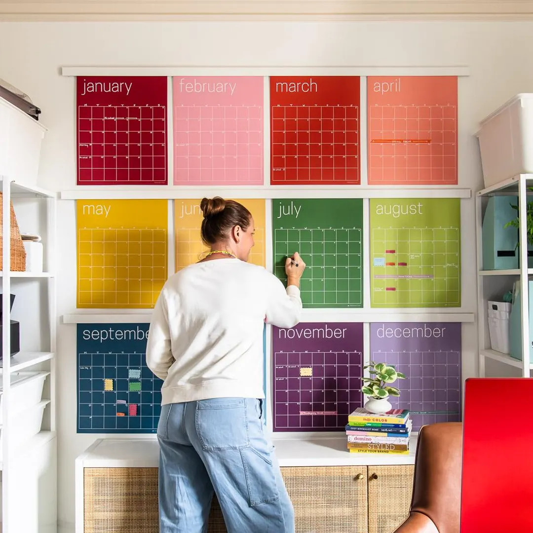 Reusable Large Wall Calendar 16 X 20 Inches | Undated | Erasable Paper Calendar | Large Wall Plan... | Etsy (US)