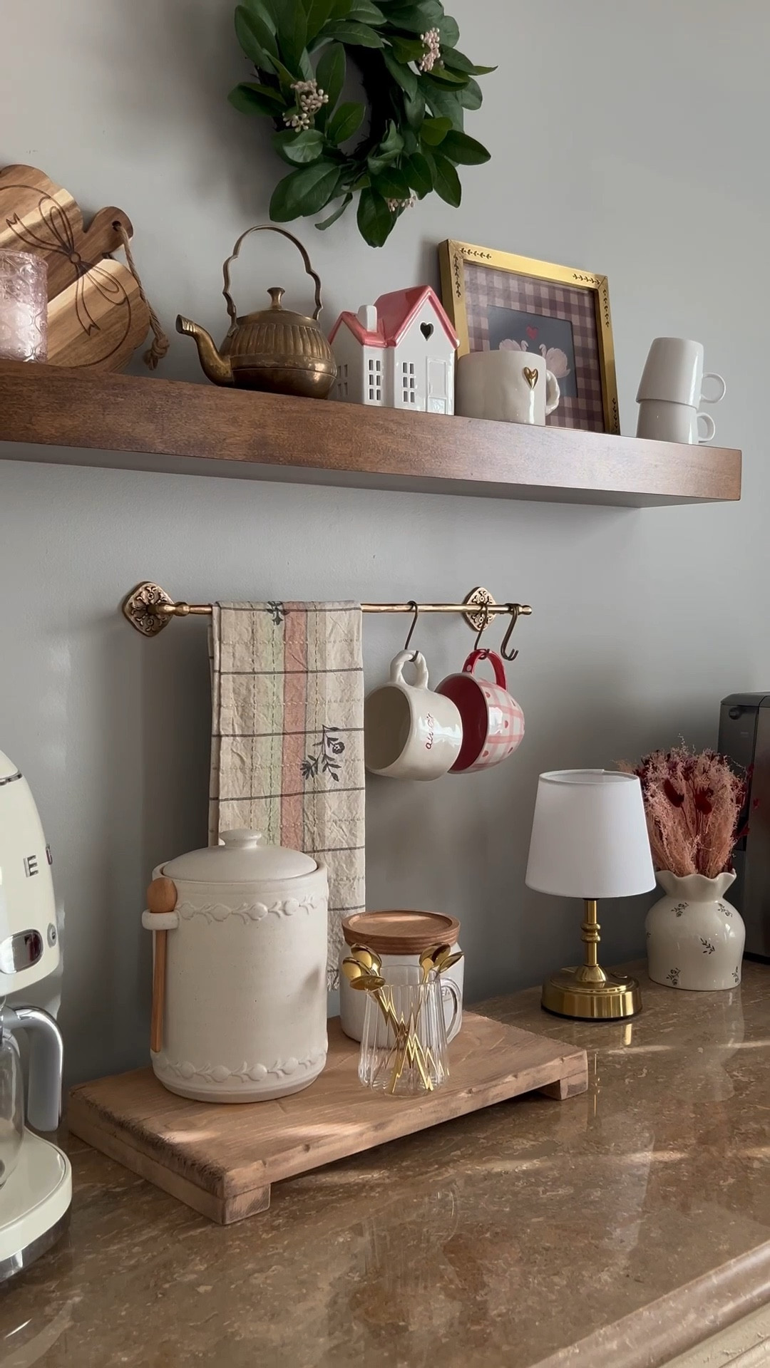 I love this set up so much 🥹

valentines coffee bar cozy home cottage decor cute timeless warm 

#LTKHome #LTKSeasonal