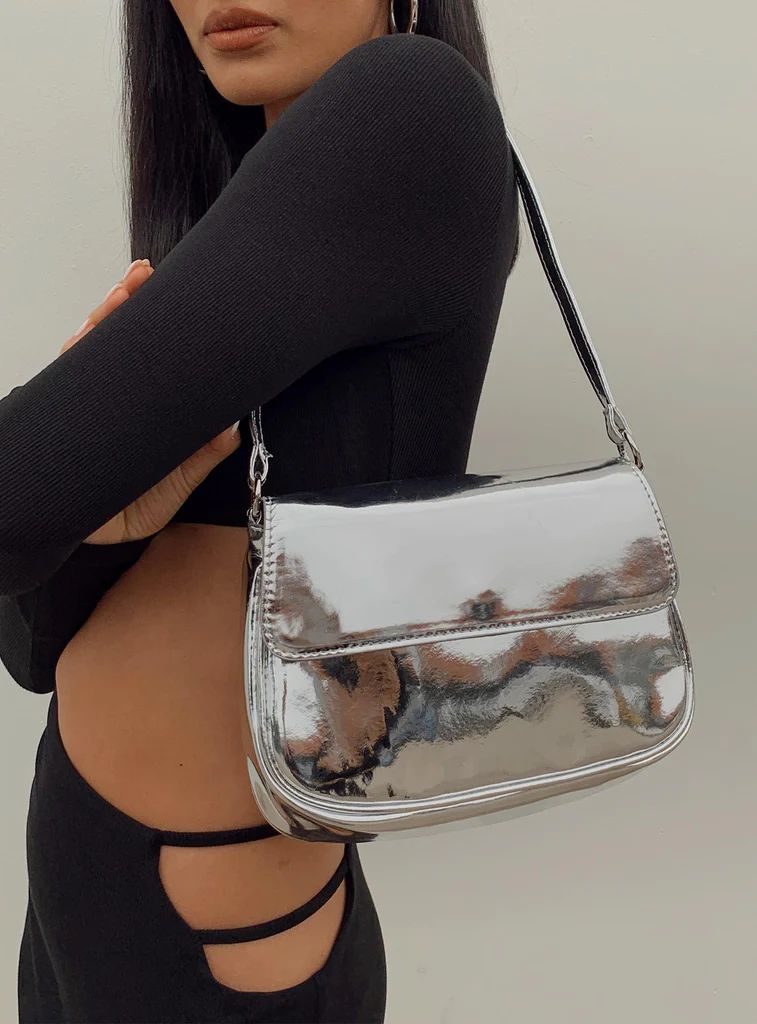 Neptune Bag Chrome | Princess Polly US