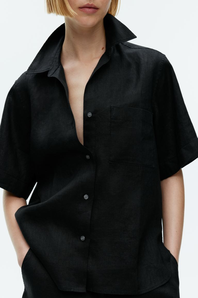 Linen Resort Shirt | H&M (UK, MY, IN, SG, PH, TW, HK)