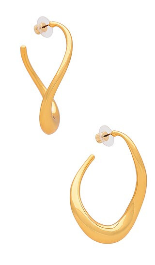 Dylan Earrings in Gold | Revolve Clothing (Global)