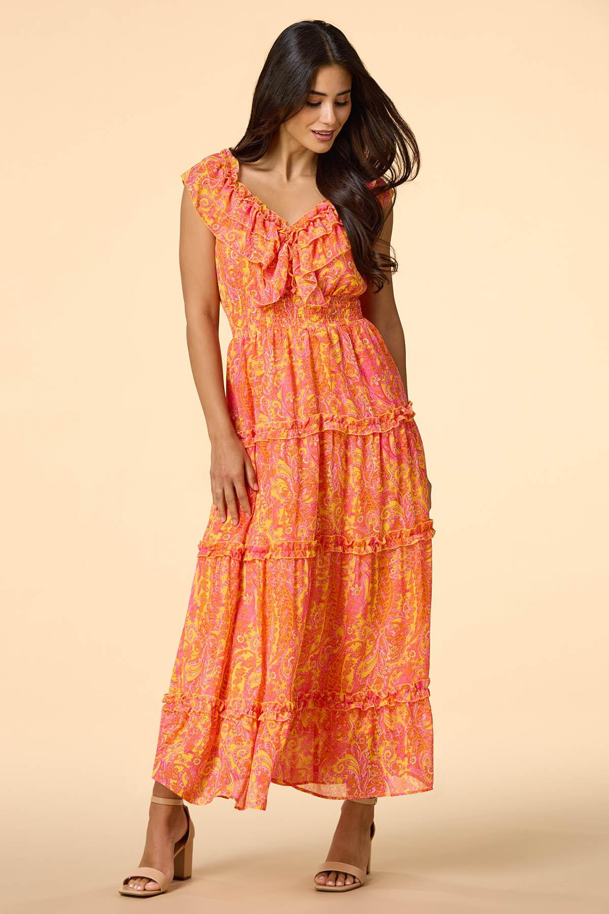 sun kissed smile maxi dress | Versona