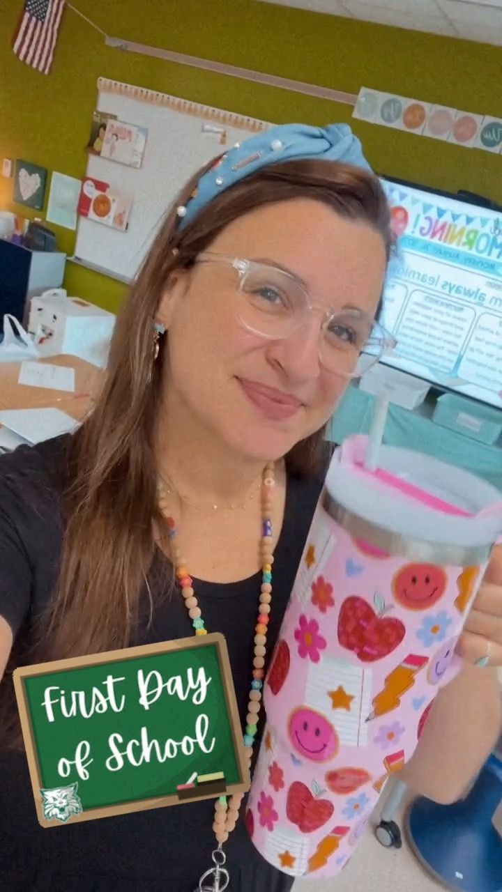 First day of school! Teacher outfit. Teacher cup  

#LTKFindsUnder50 #LTKBacktoSchool #LTKMidsize