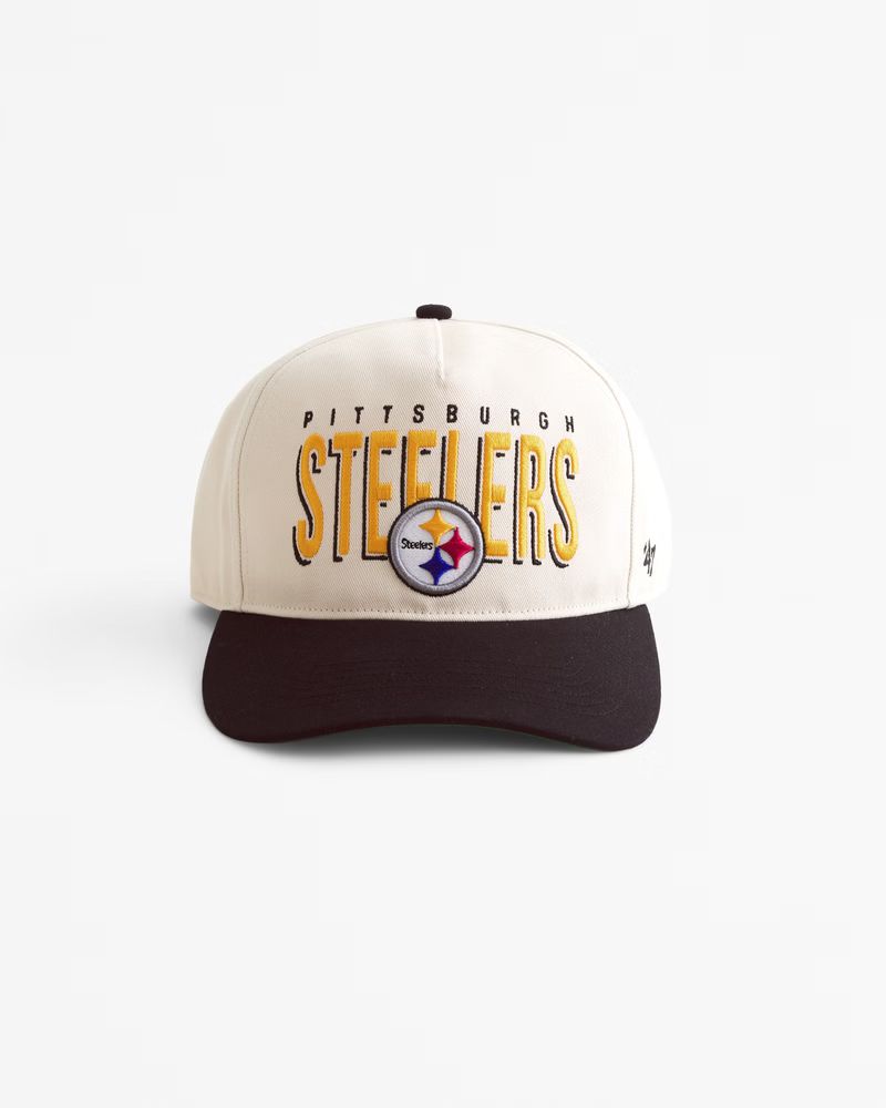 Abercrombie & Fitch Men's Pittsburgh Steelers Snapback Hat in Black - Size 1 SIZE | Abercrombie & Fitch (US)