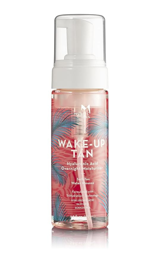 Amazon.com : Mystic Tan Wake-Up Tan Hyaluronic Acid Overnight Moisturizer – Self-Tan Water Mous... | Amazon (US)