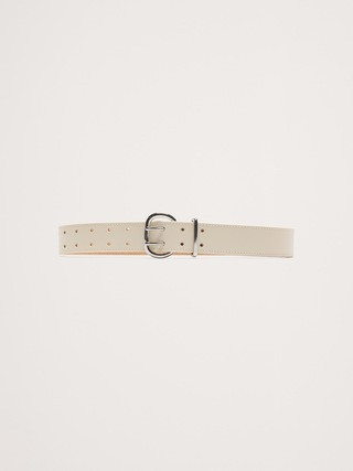 Leather Double-Punch Waist Belt | Banana Republic (US)