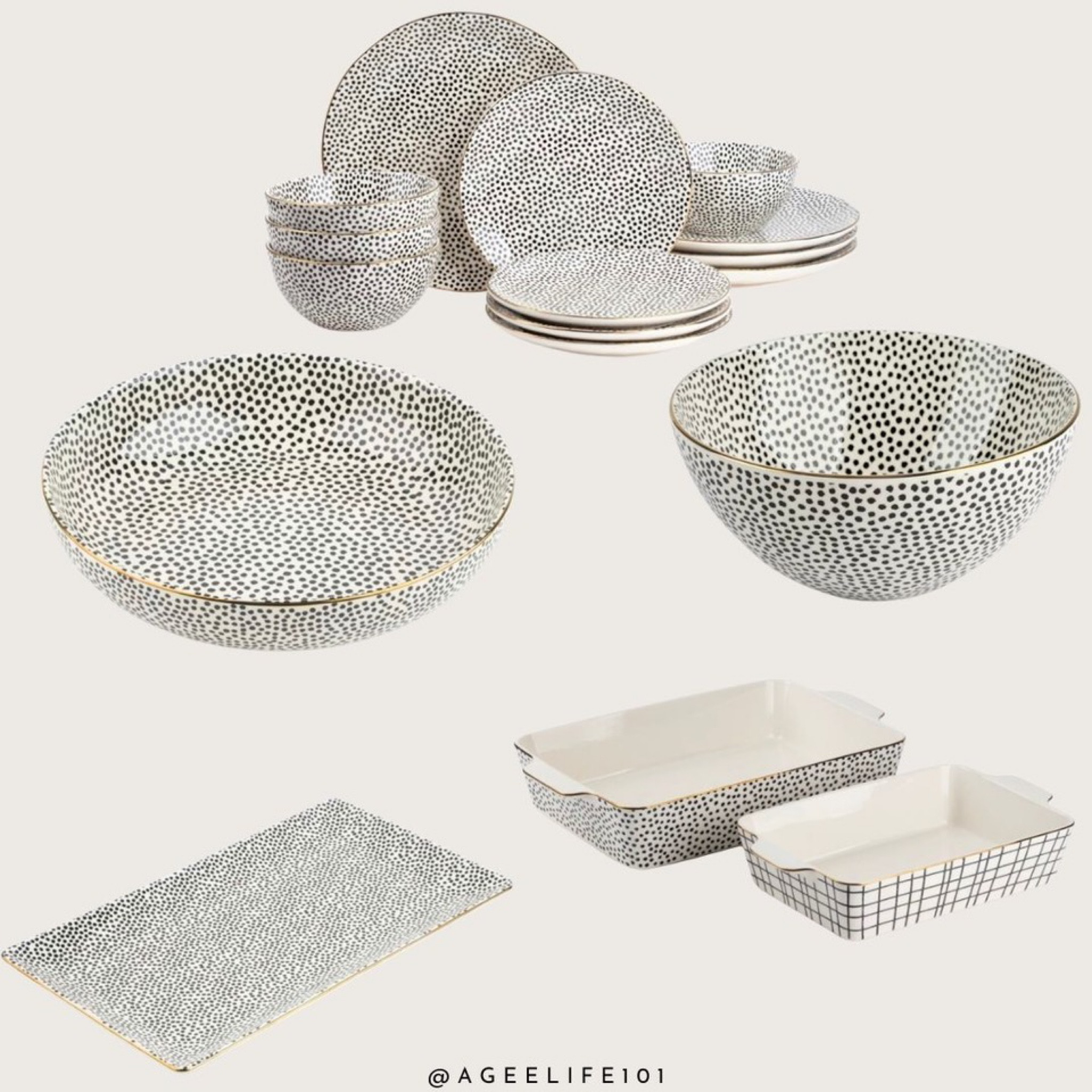 These dishes are so beautiful and the price point is perfection. 
:
You can buy individually or in 12 piece sets which is 4 place settings (plate, salad plate, & bowl). They also have serving prices to match dishes, which I LOVE! 

#LTKfindsunder50 #LTKhome #LTKGiftGuide