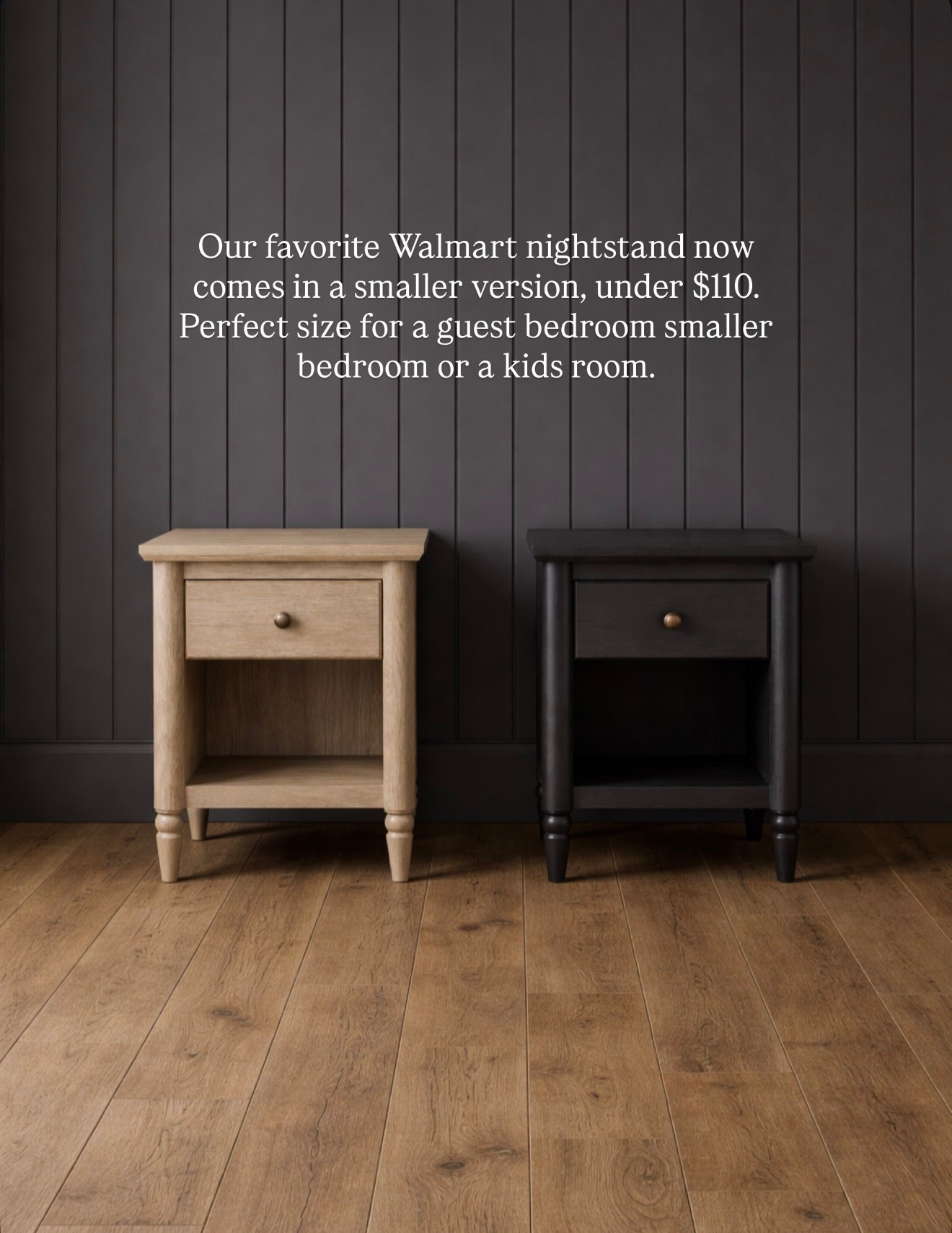 New nightstands at Walmart! Pottery Barn style for less  

#LTKHome