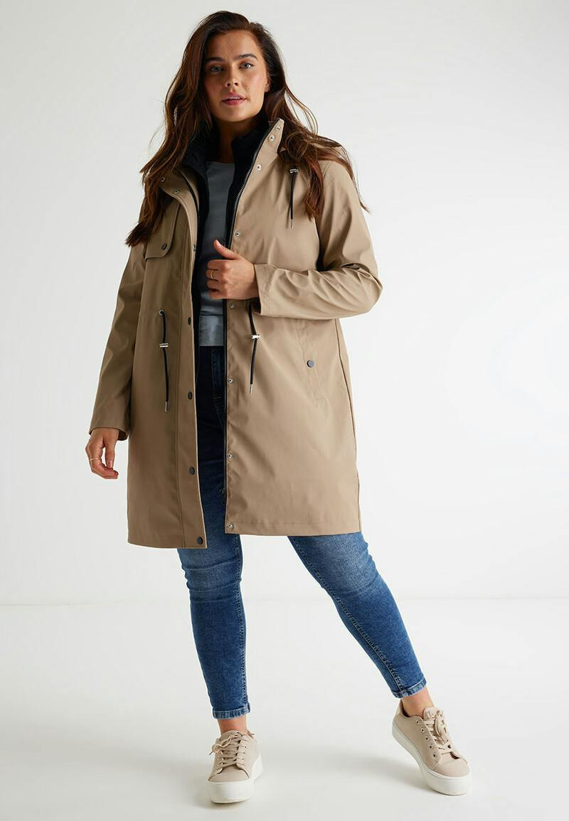 Womens Camel 2-in-1 Coat | Peacocks