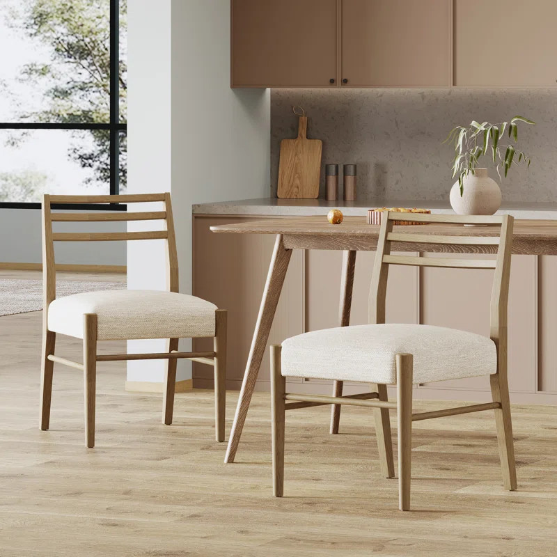 Alekss Upholstered Ladder Back Side Chair | Wayfair Professional