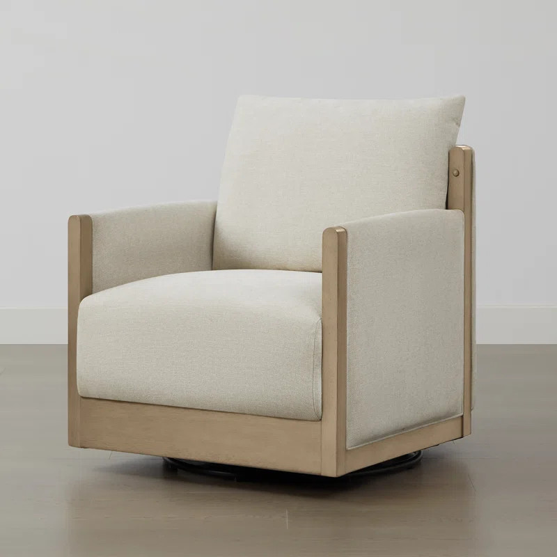 Zenda Upholstered Swivel Accent Chair | Wayfair North America