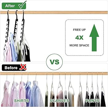 12-Pack-Closet-Organizers-and-Storage,Closet-Organizer-Hanger for Heavy Clothes,Sturdy Closet-Org... | Amazon (US)