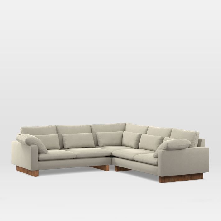 Harmony 3-Piece L-Shaped Sectional | West Elm (US)