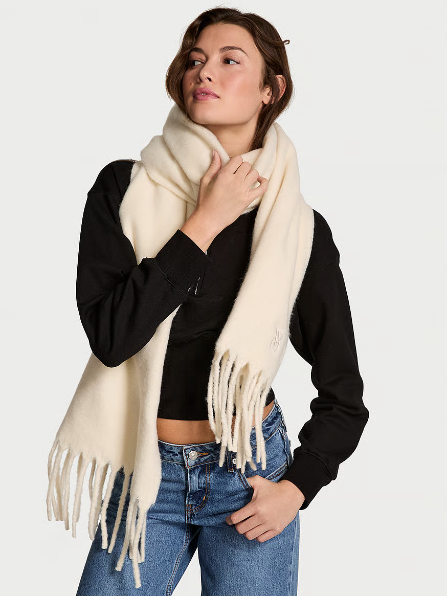 Buy Cozy Blanket Scarf, Heritage Stripe - Order Cold Weather online - Victoria's Secret US | Victoria's Secret (US / CA )