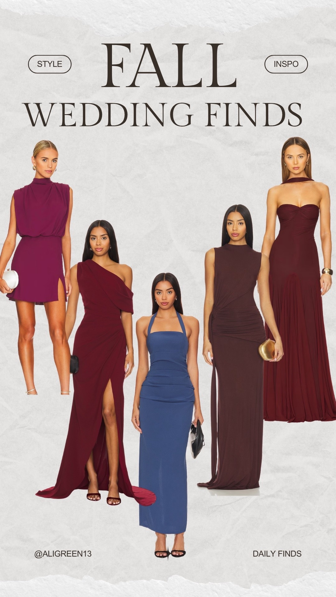 Fall wedding guest inspo