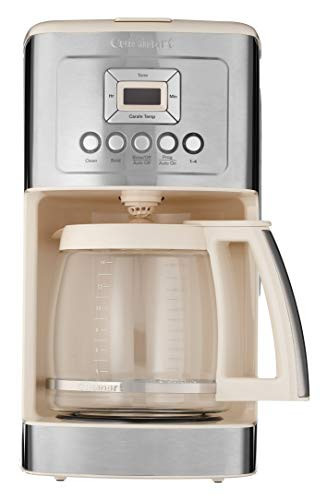 Cuisinart Coffee Maker, 14-Cup Glass Carafe, Fully Automatic for Brew Strength Control & 1-4 Cup Setting, Stainless Steel, DCC-3200CRM, Cream. | Amazon (US)