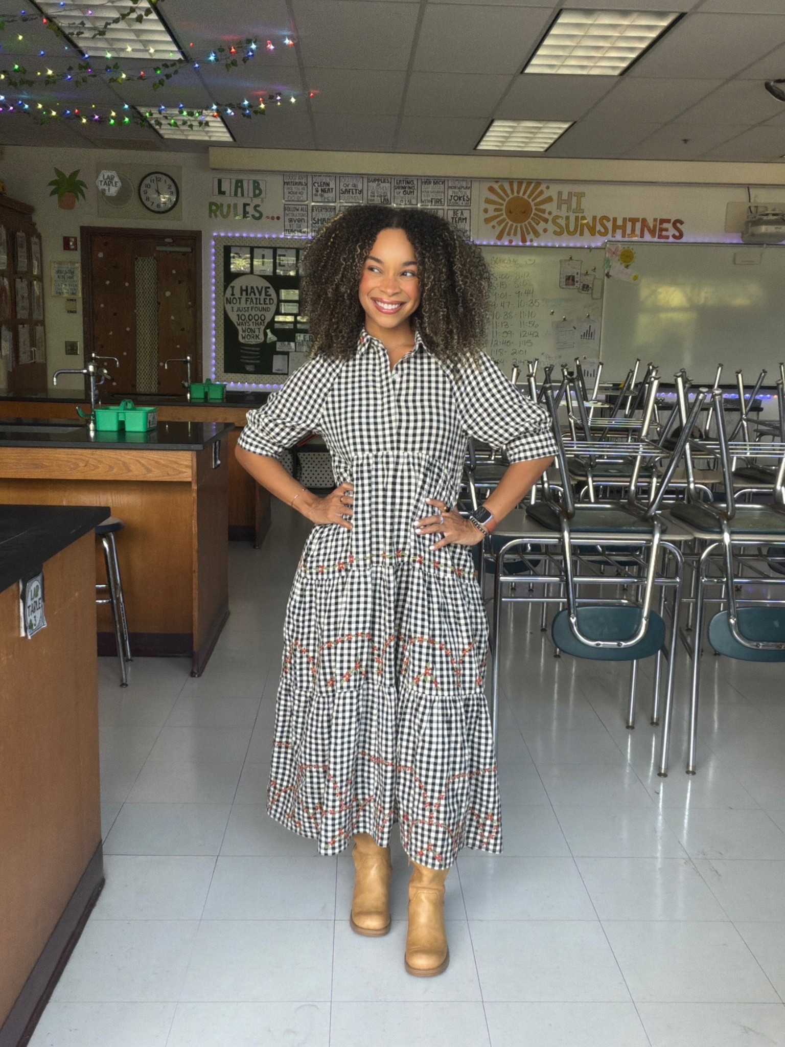 Teacher Outfit 🖤☀️

#LTKootd #LTKWorkwear #LTKdayinmylife