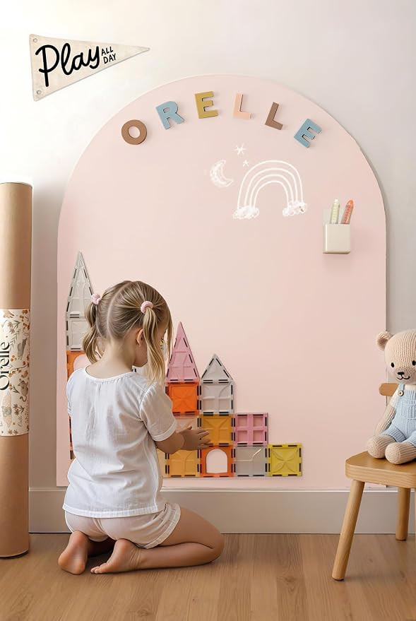 Orelle MagicWall | Magnetic Wall Decal Arch | Peel and Stick Magnetic Chalkboard for Wall | Kids ... | Amazon (US)