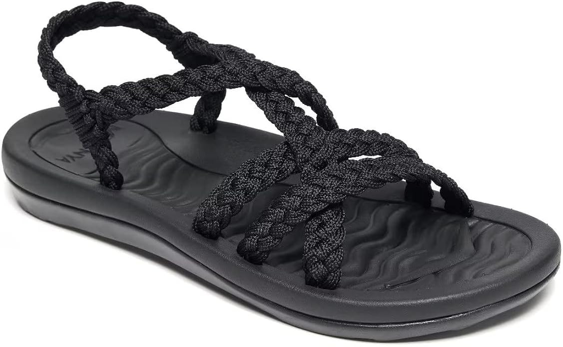 MEGNYA Women's Comfortable Walking Sandals with Arch Support, Athletic Hiking Sandals Outdoor, So... | Amazon (US)
