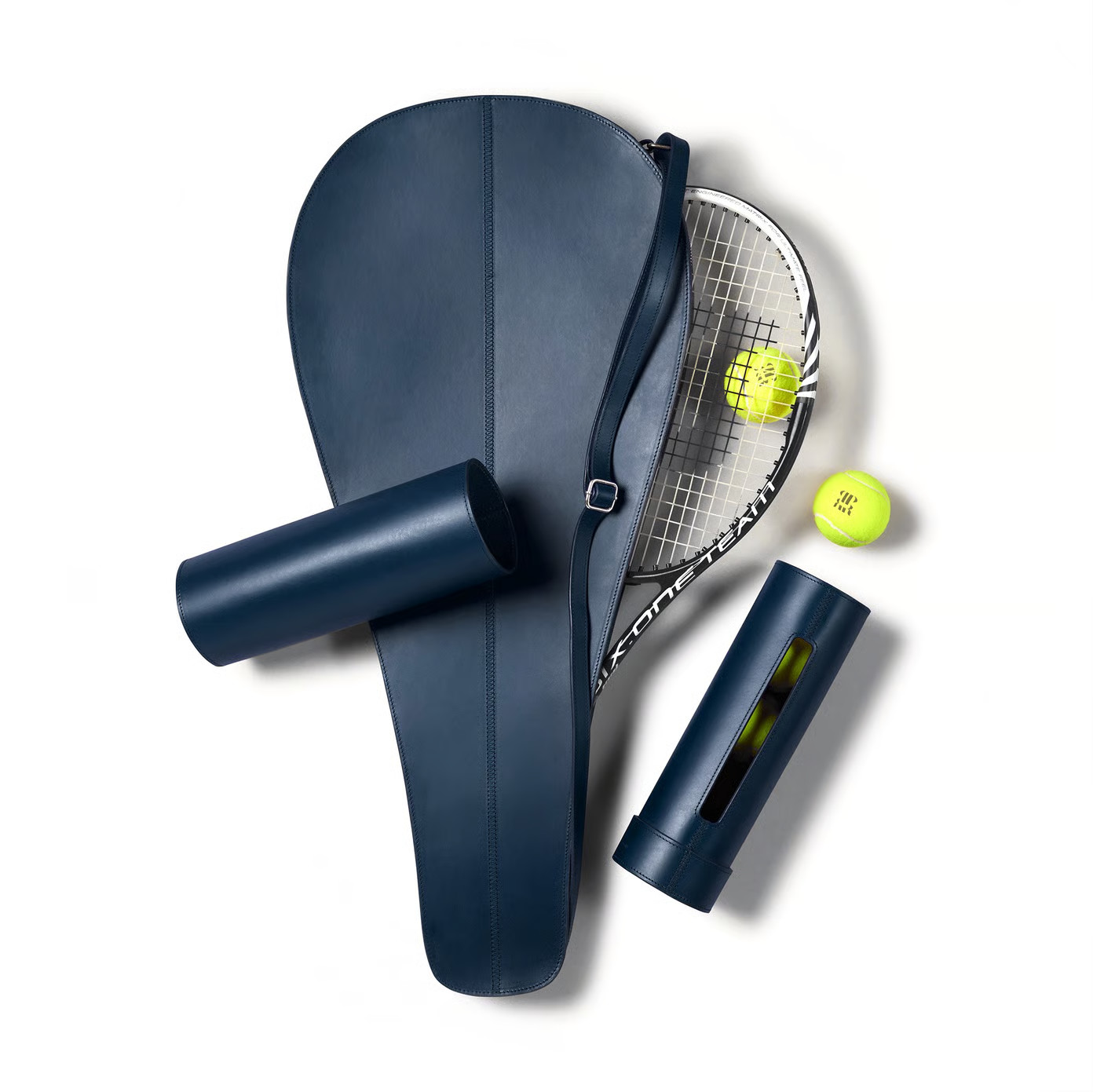Leather Tennis Racquet Cover | goop