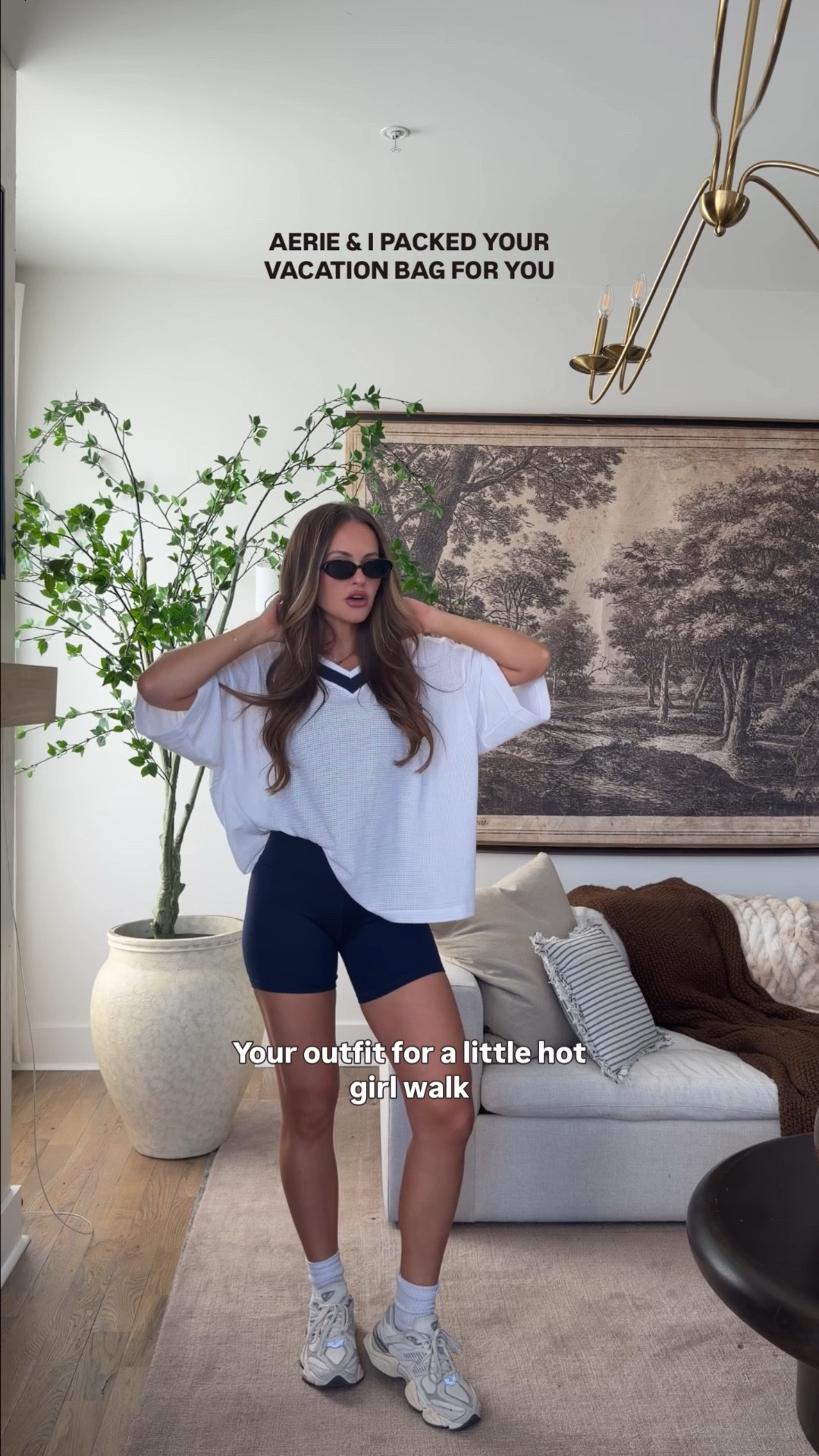 SPRING BREAK HERE WE COME!! the perfect vacation outfit ideas from @Aerie! 🤍 I’m in size S in everything except a M in the bikini tops, pajama shirt & sweatshirt! #AerieREAL #AeriePartner 

#LTKootd #LTKSaleAlert #LTKTravel