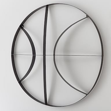Metal Basketball Wall Art | Pottery Barn Teen